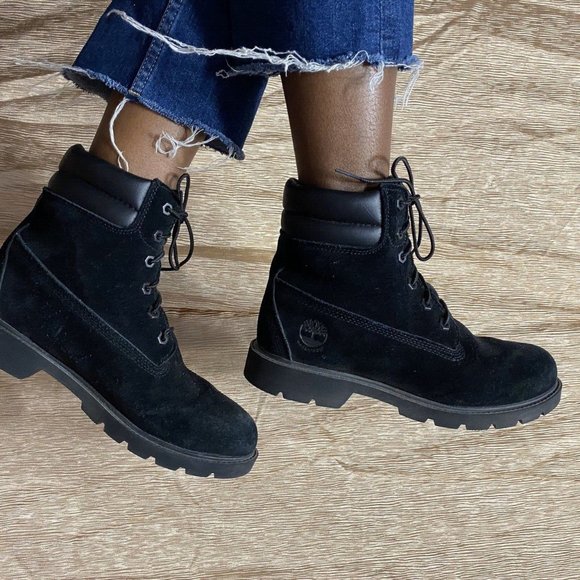 WOMEN'S LINDEN WOODS 6-INCH WATERPROOF BOOTS Black Size 8 A50121 - Picture 2 of 11